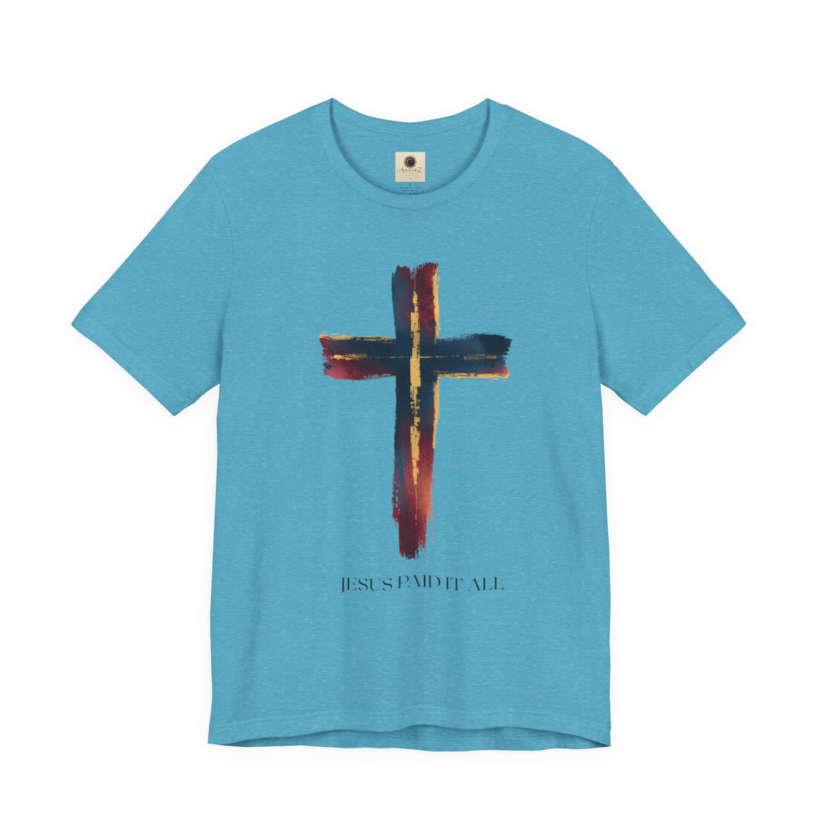 Faith Cross T‑Shirt — "I Am Free" Inspirational Christian Tee