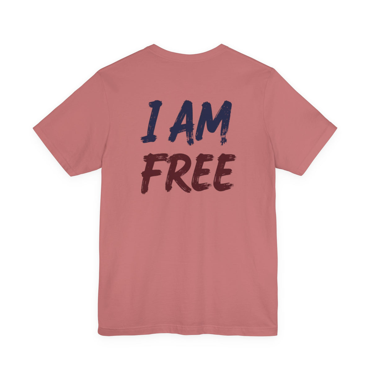 Faith Cross T‑Shirt — "I Am Free" Inspirational Christian Tee
