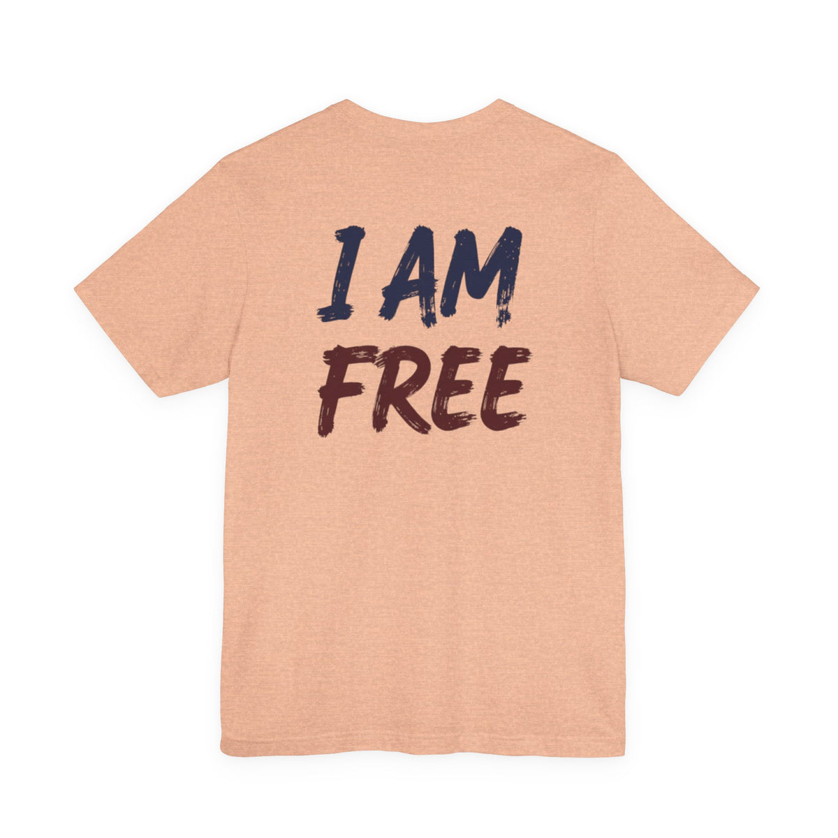 Faith Cross T‑Shirt — "I Am Free" Inspirational Christian Tee