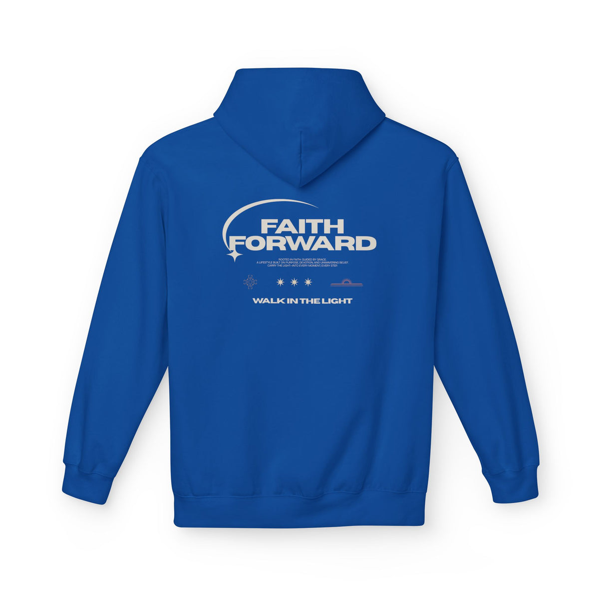 Faith Forward Hoodie – "Walk in the Light" Inspirational Pullover