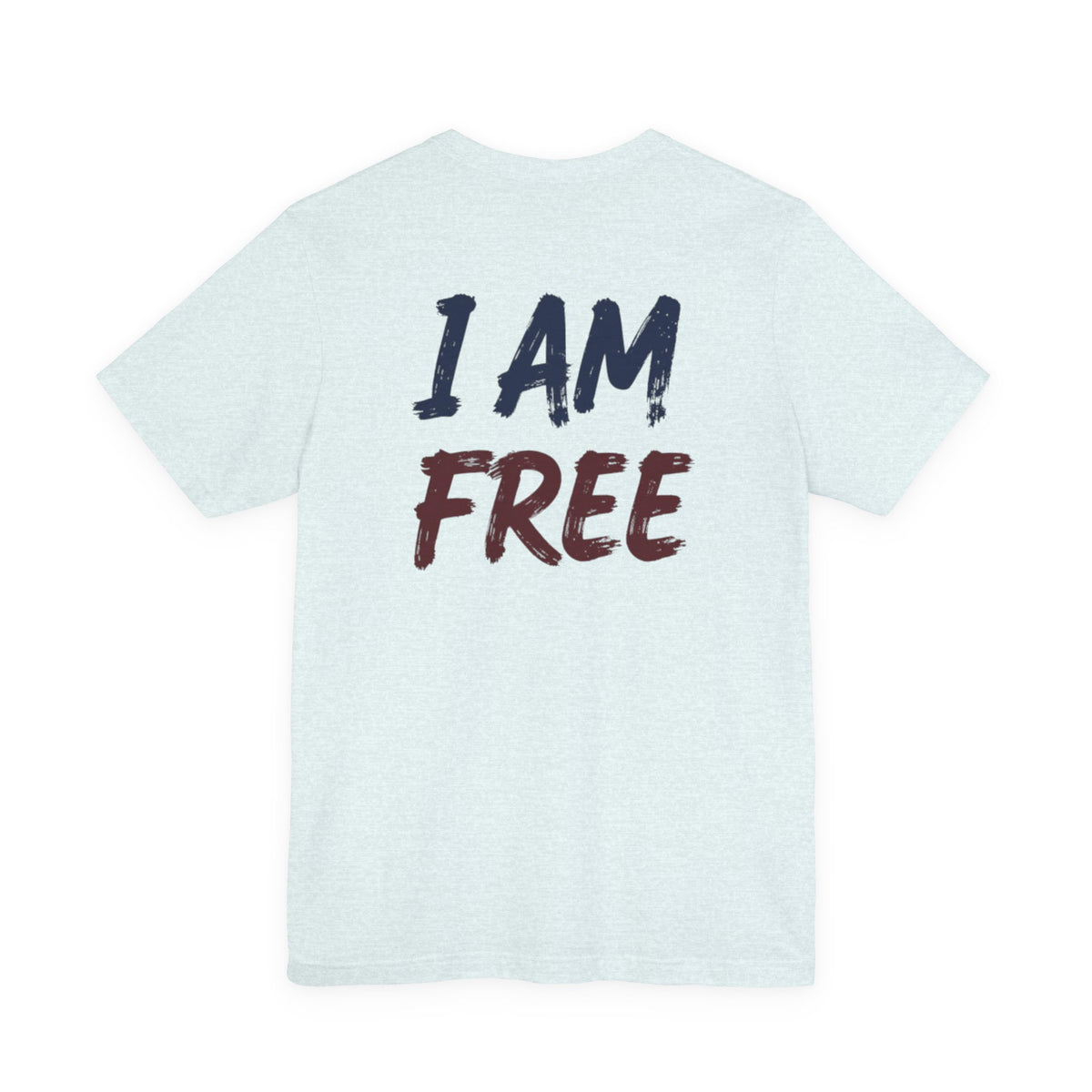 Faith Cross T‑Shirt — "I Am Free" Inspirational Christian Tee
