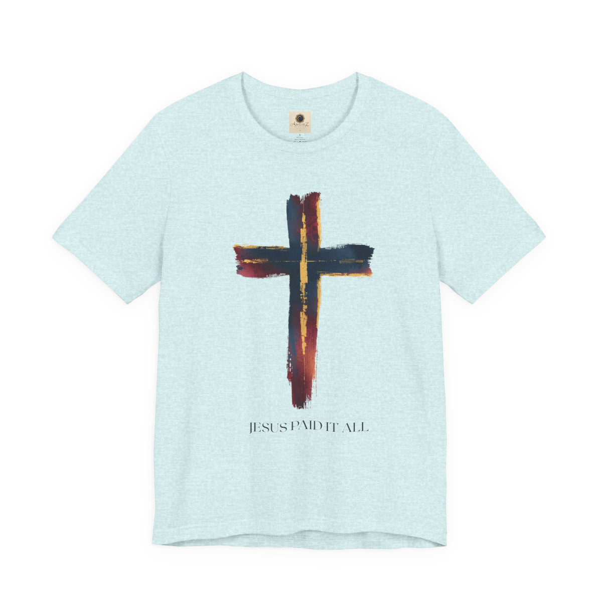 Faith Cross T‑Shirt — "I Am Free" Inspirational Christian Tee