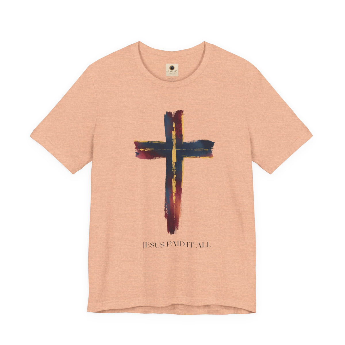 Faith Cross T‑Shirt — "I Am Free" Inspirational Christian Tee