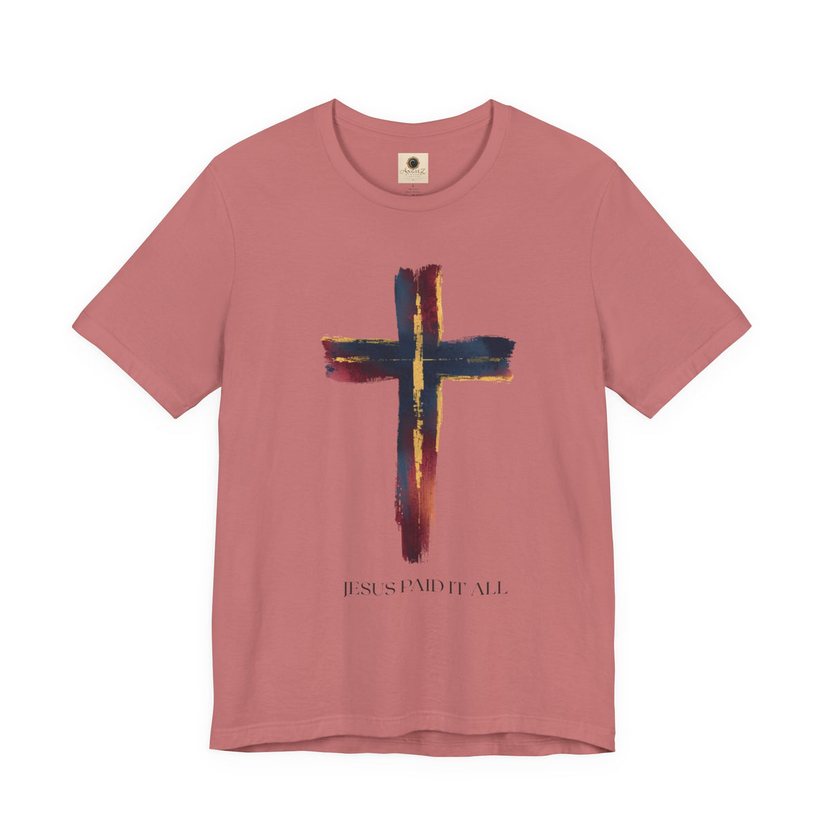 Faith Cross T‑Shirt — "I Am Free" Inspirational Christian Tee