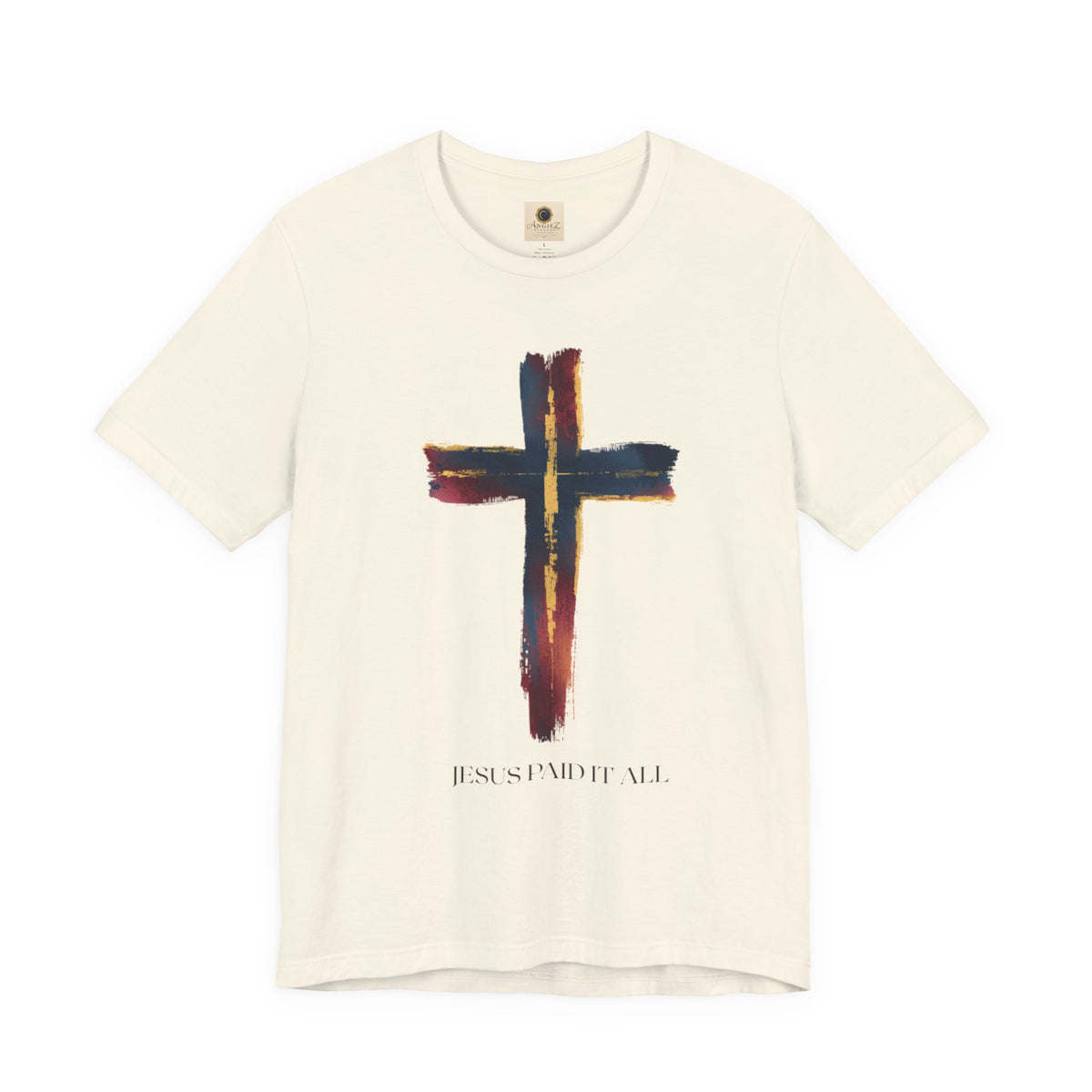 Faith Cross T‑Shirt — "I Am Free" Inspirational Christian Tee