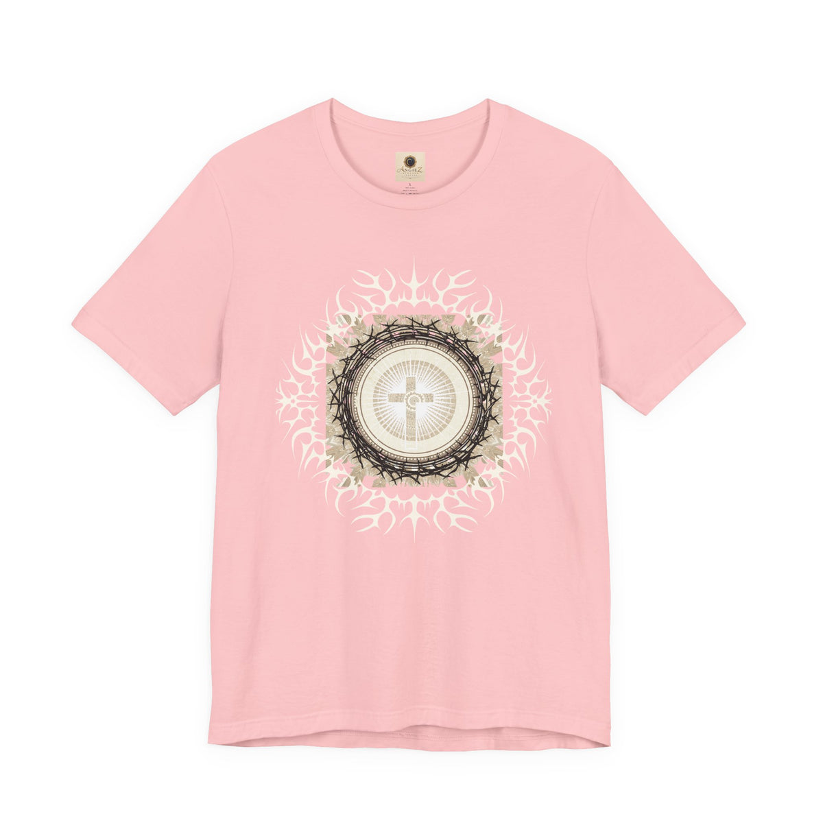 Christian Cross Mandala Tee — Faith Inspirational Graphic T-Shirt