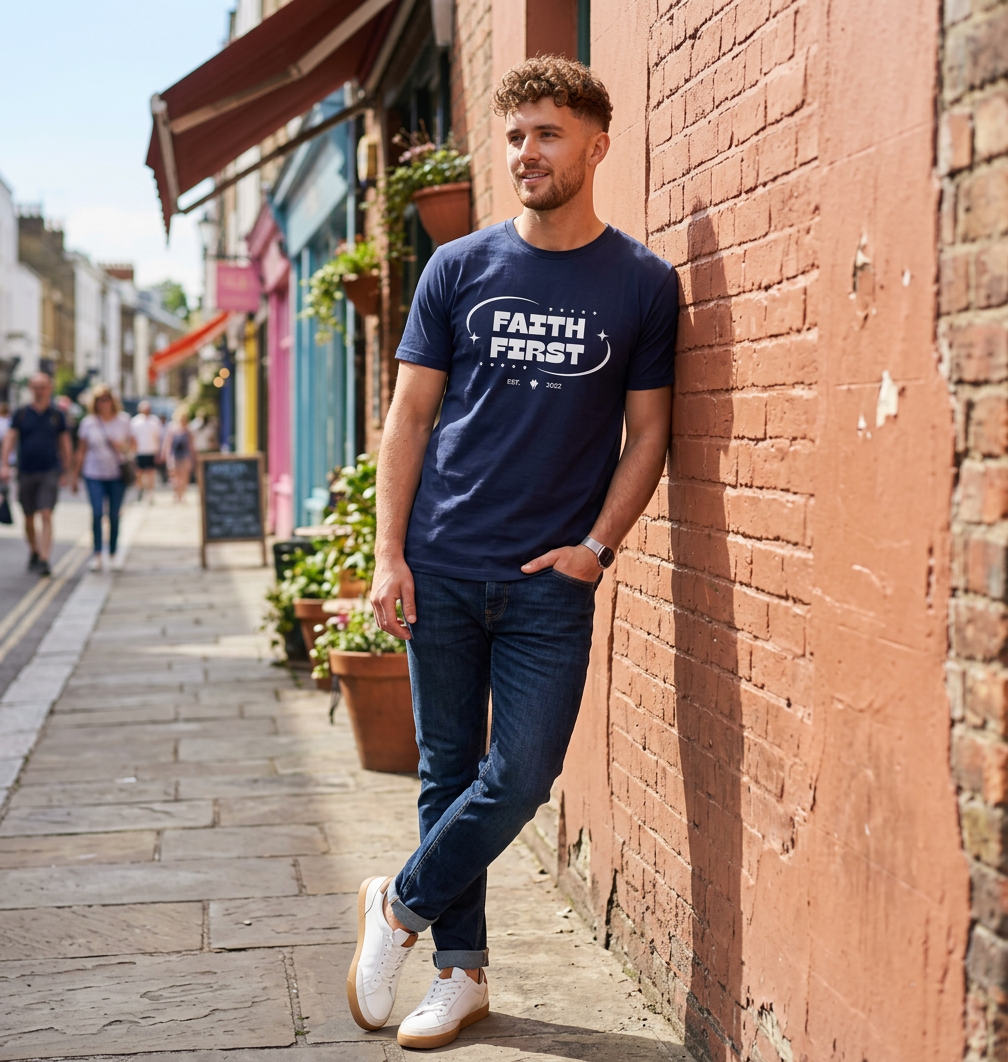Faith First T-Shirt — Inspirational Christian Tee