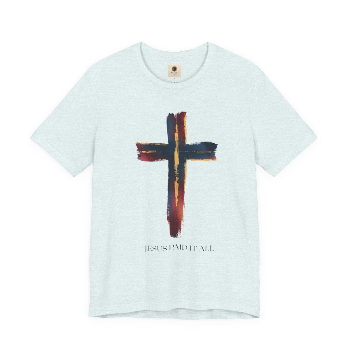 Faith Cross T‑Shirt — "I Am Free" Inspirational Christian Tee