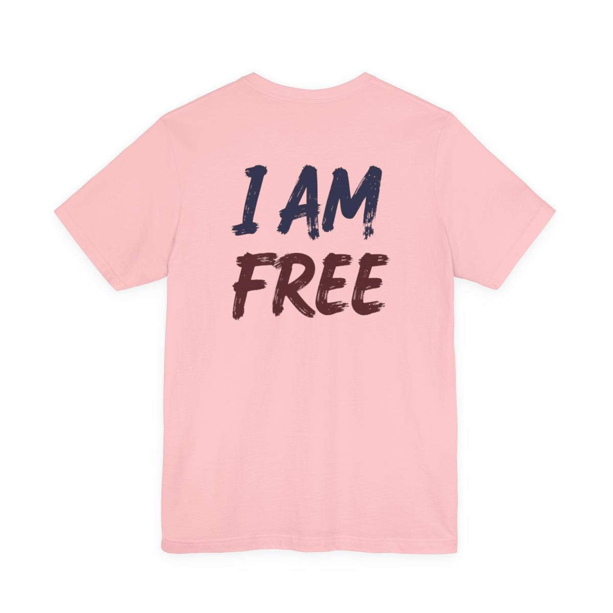 Faith Cross T‑Shirt — "I Am Free" Inspirational Christian Tee