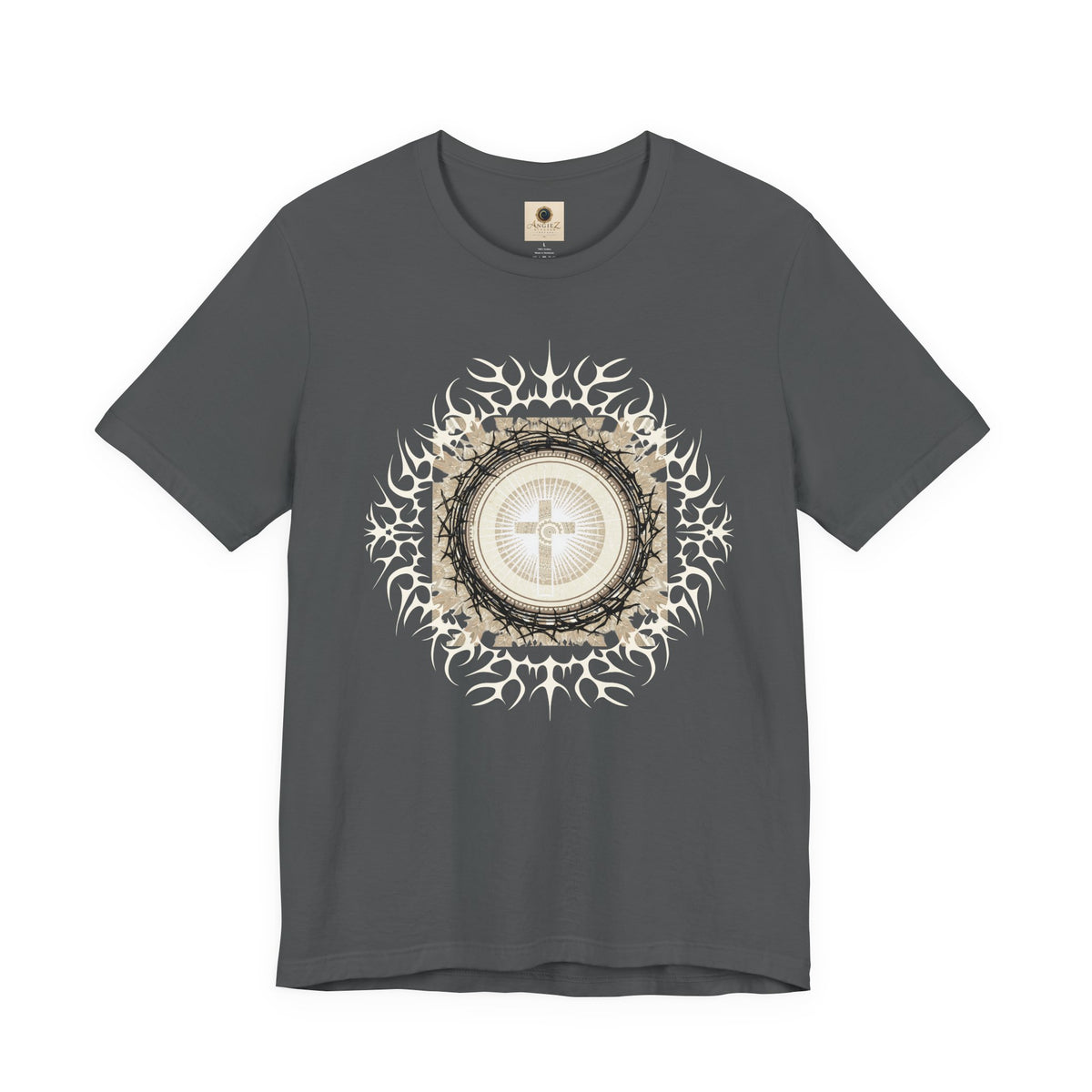 Christian Cross Mandala Tee — Faith Inspirational Graphic T-Shirt