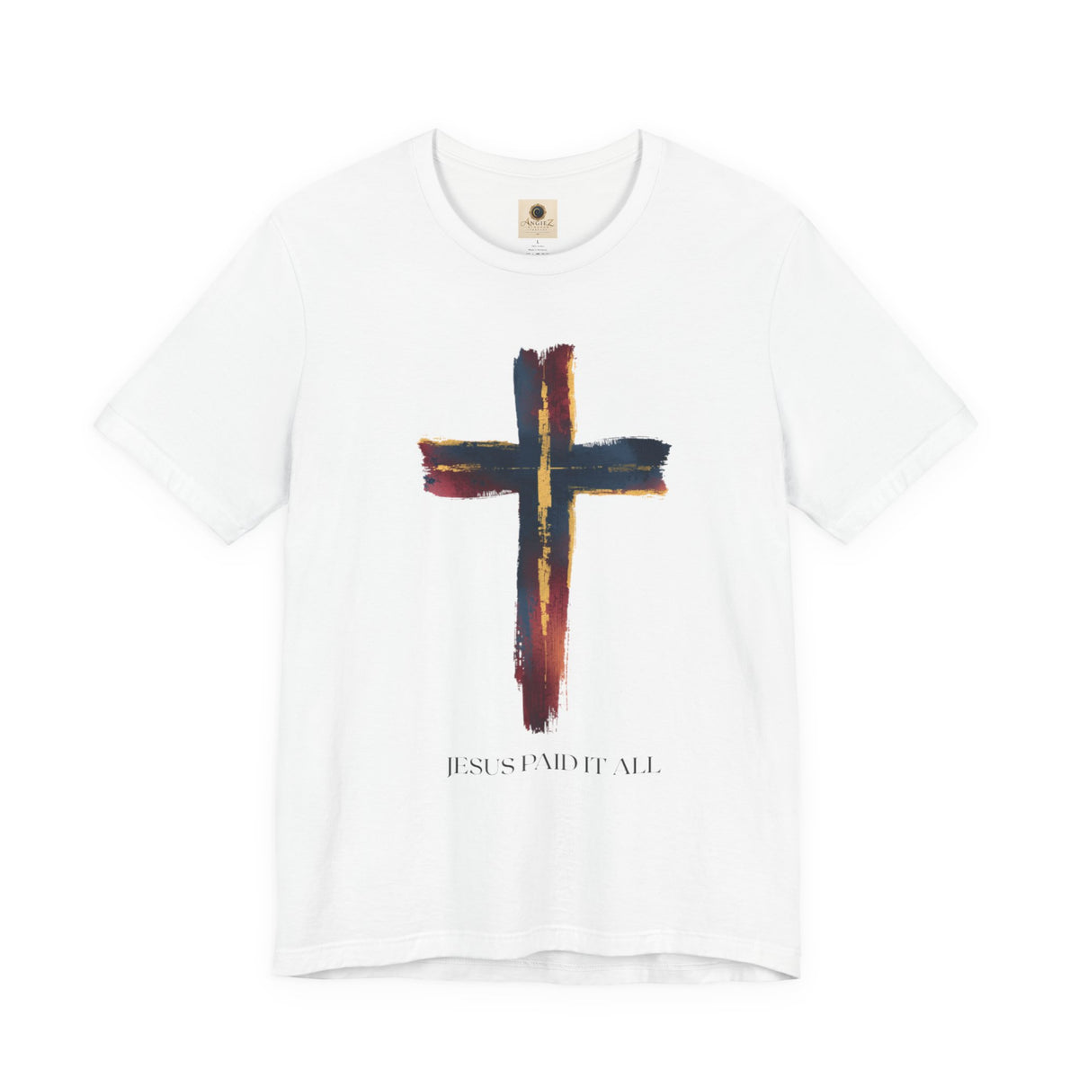 Faith Cross T‑Shirt — "I Am Free" Inspirational Christian Tee