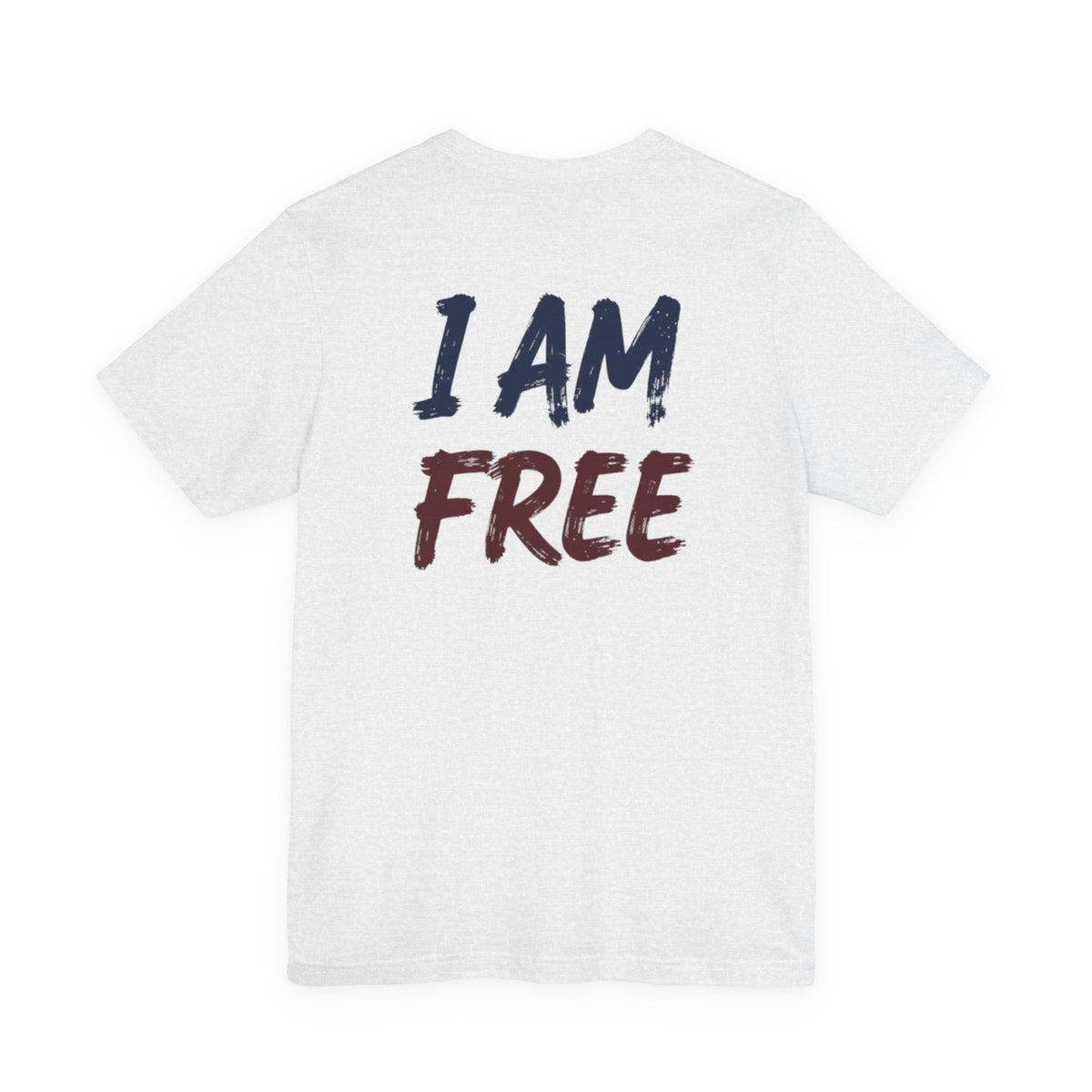 Faith Cross T‑Shirt — "I Am Free" Inspirational Christian Tee