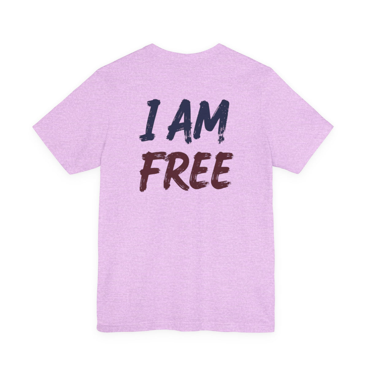 Faith Cross T‑Shirt — "I Am Free" Inspirational Christian Tee