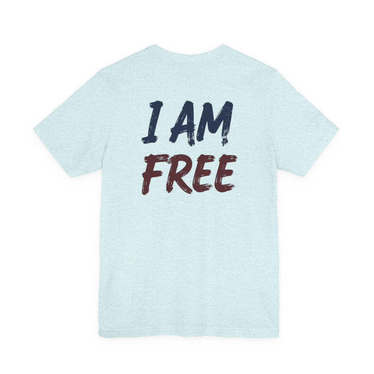 Faith Cross T‑Shirt — "I Am Free" Inspirational Christian Tee