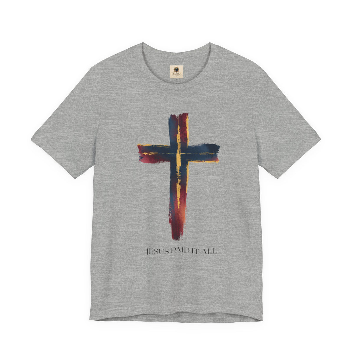Faith Cross T‑Shirt — "I Am Free" Inspirational Christian Tee